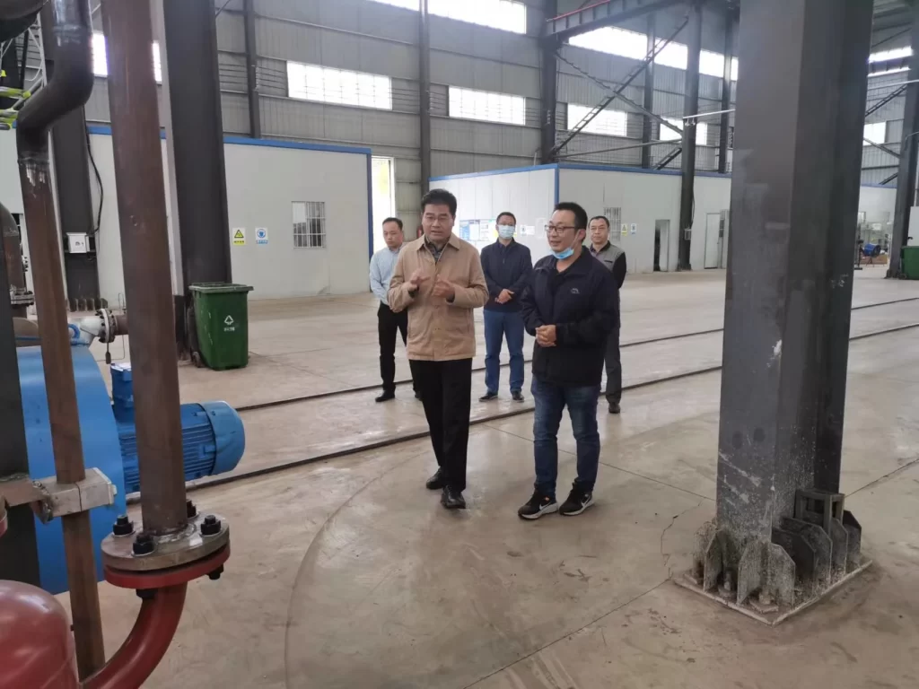 Tang Guangting, Director of the Economic Development Zone Management Committee, Visits Anhui Kehai Compressor Manufacturing Co., Ltd